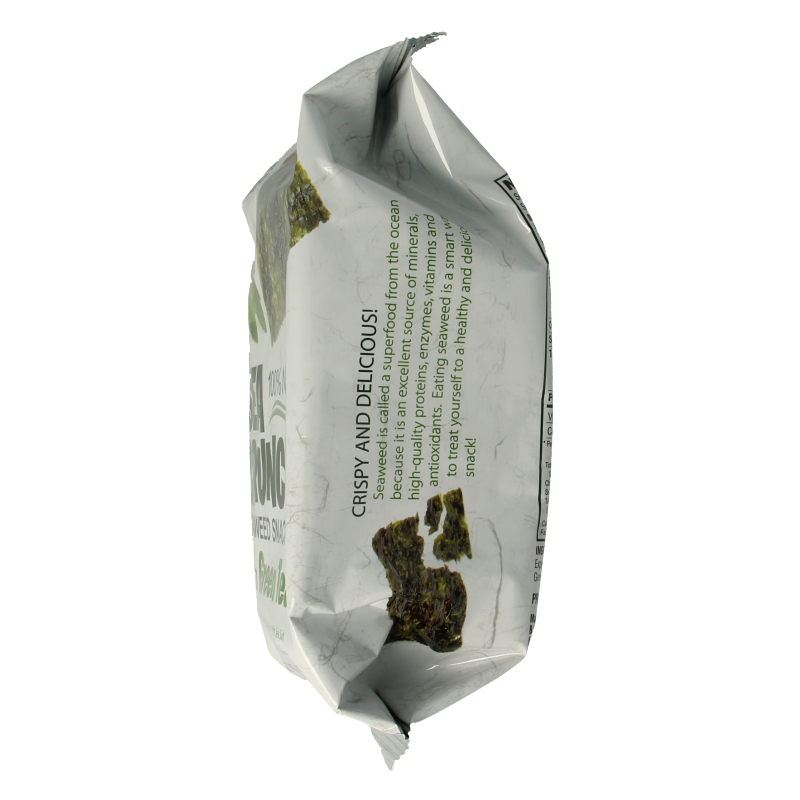 Sea Crunchy Nori zeewier snacks groene thee 10 Gram
