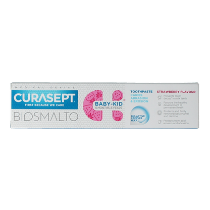 Curasept Biosmalto tandpasta kind caries erosie slijtage 50.00 Milliliter