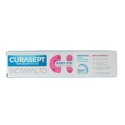 Curasept Biosmalto tandpasta kind caries erosie slijtage 50.00 Milliliter