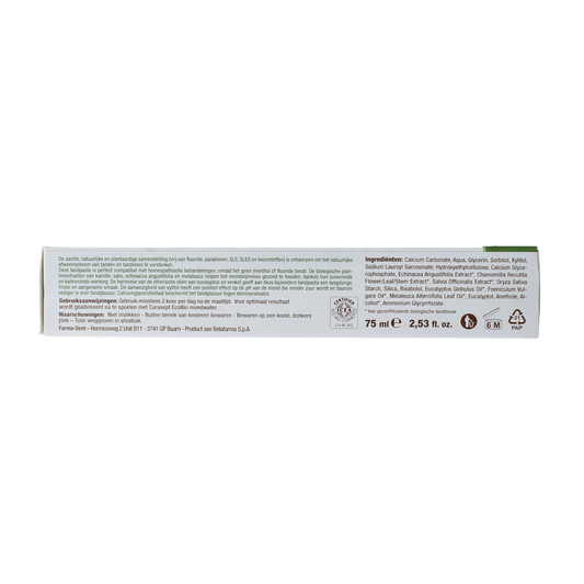 Curasept EcoBio tandpasta 75.00 Milliliter