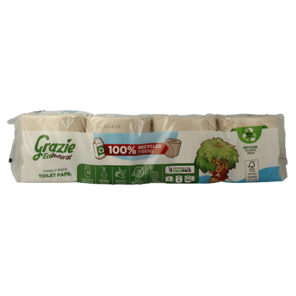 Grazie Natural Toiletpapier 3-laags 8 Stuks
