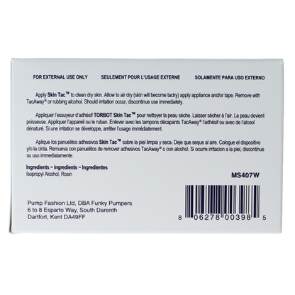Diversen Skin tac wipe MS407W 50 Stuks