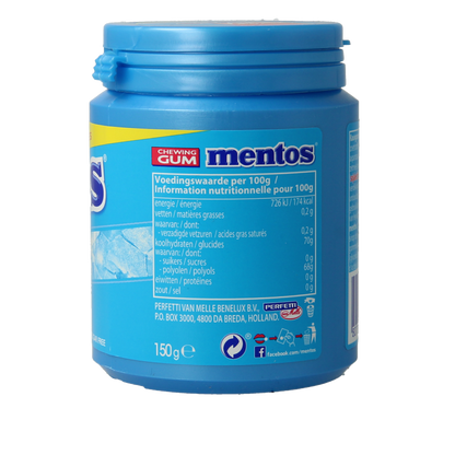 Mentos Gum XL mighty mint pot 150 Gram