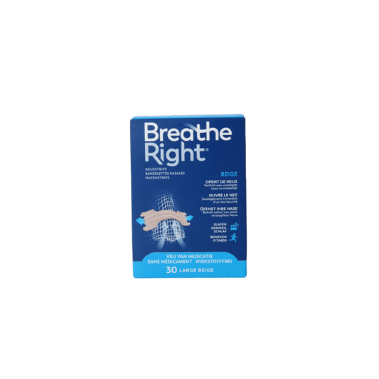 Breathe Right Neusstrips right large 30 Stuks