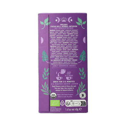 Hampstead Thee focus well bio 20.00 Zakjes