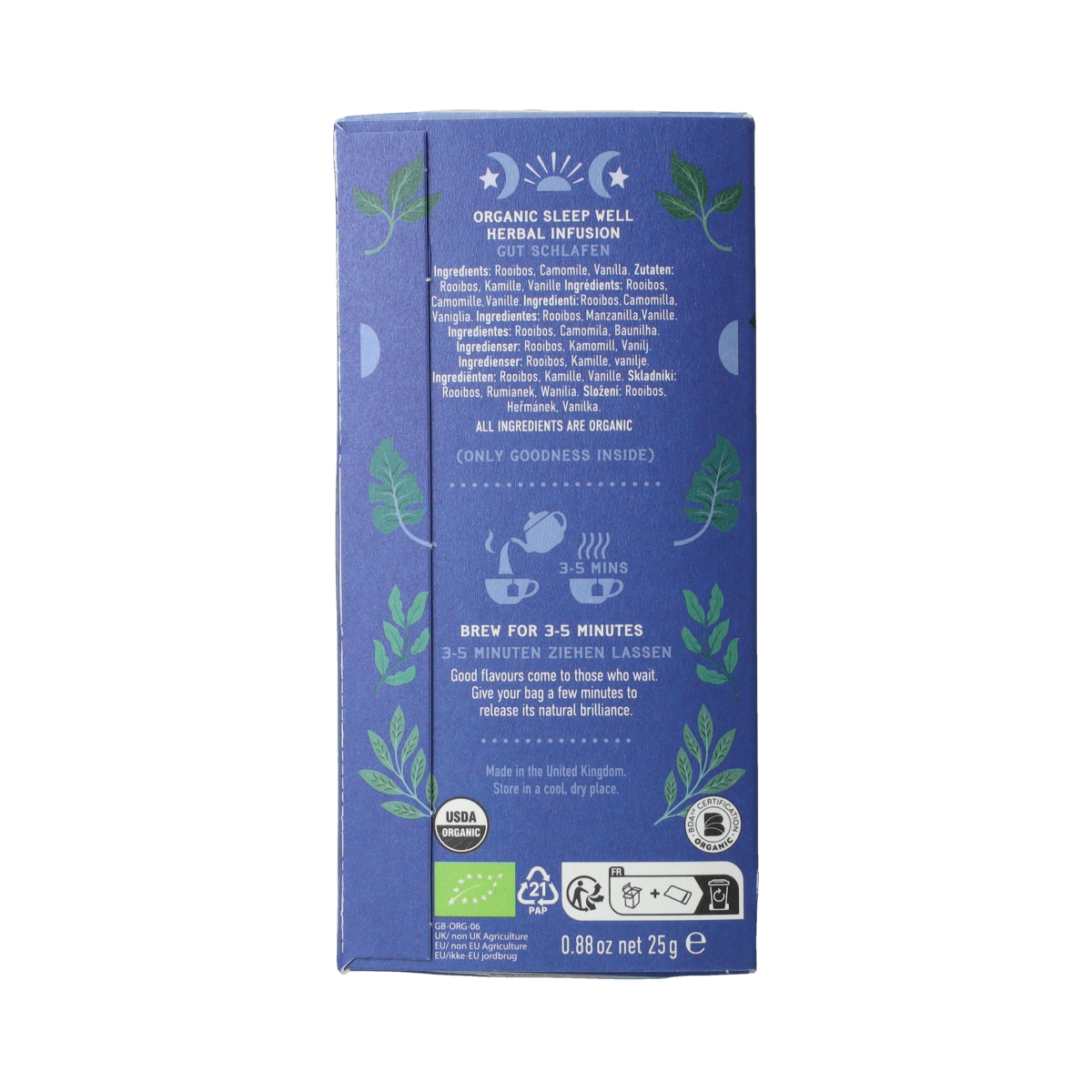 Hampstead Thee sleep well bio 20.00 Zakjes