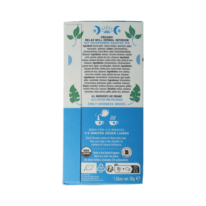 Hampstead Thee relax well bio 20.00 Zakjes