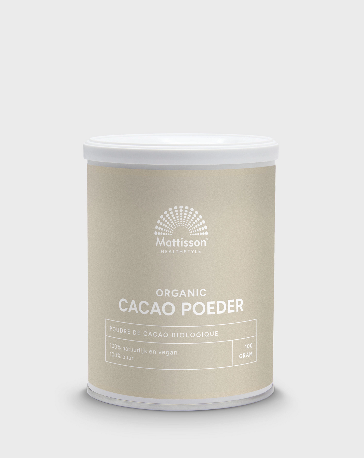 Mattisson Cacao poeder bio 100.00 Gram