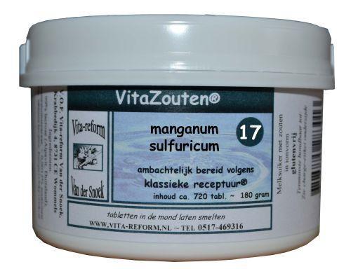 Vitazouten Manganum sulfuricum VitaZout nr. 17 720.00 Tabletten