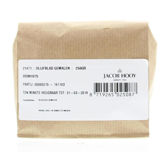 Jacob Hooy Olijfblad gemalen 250.00 Gram