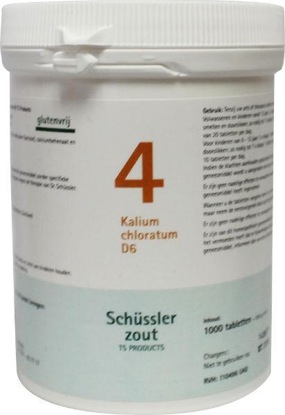 Pflüger Kalium chloratum 4 D6 Schussler 1000.00 Tabletten
