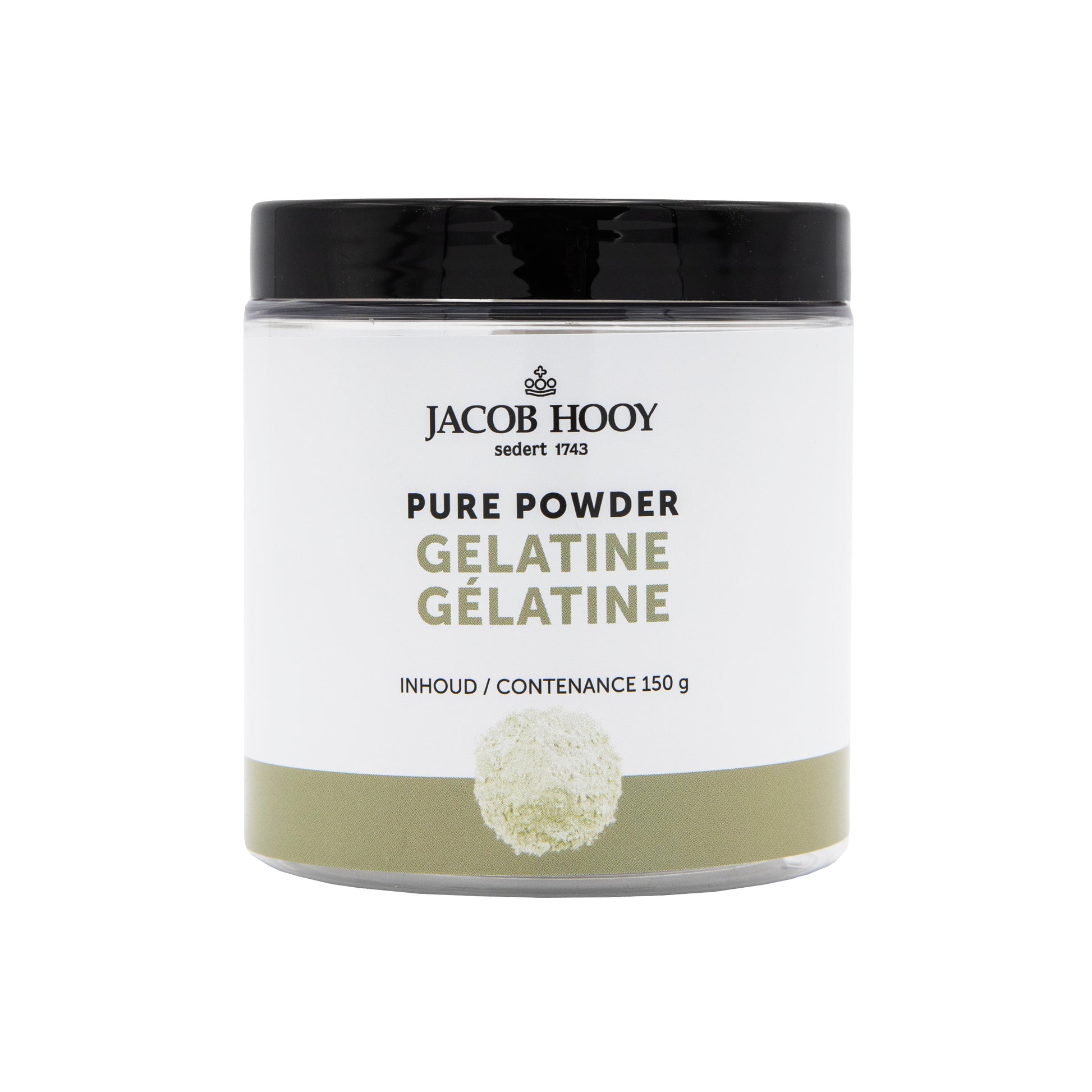 Jacob Hooy Pure Powder gelatine 150.00 Gram