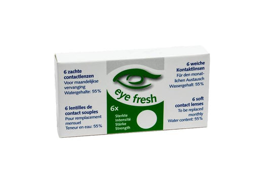 Eyefresh Maandlenzen -2.50 6 Stuks