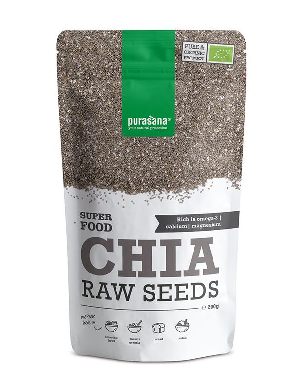 Purasana Chia zaden vegan bio 200 Gram