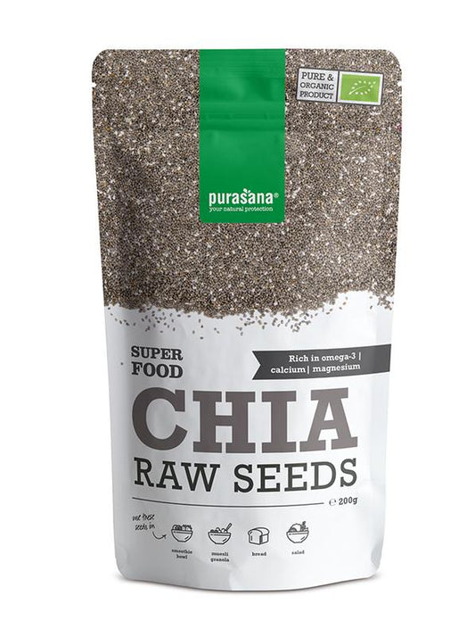Purasana Chia zaden vegan bio 200 Gram