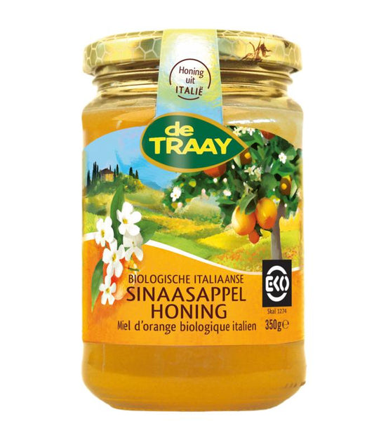 Traay Sinaasappelhoning bio 350 Gram