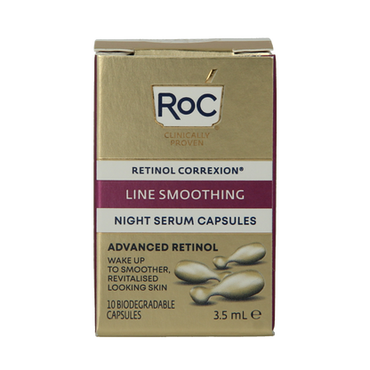 ROC Retinol correxion line smoothing night serum 10 Capsules
