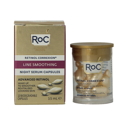 ROC Retinol correxion line smoothing night serum 10 Capsules