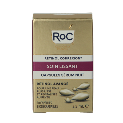 ROC Retinol correxion line smoothing night serum 10 Capsules