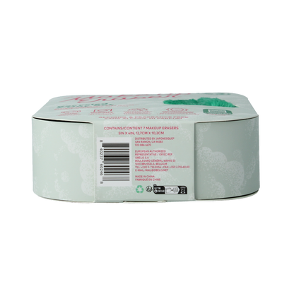 Make Up Eraser 7 Day set green recycled 7 Stuks