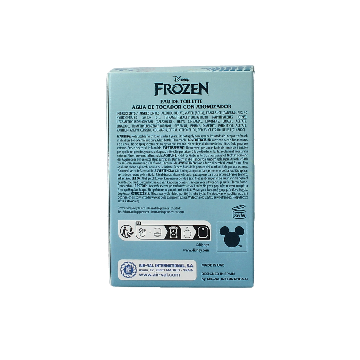 Air-Val Frozen eau de toilette 30.00 Milliliter