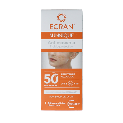 Ecran Sunique facial anti vlekken SPF50 50 Milliliter
