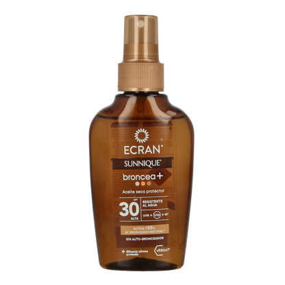 Ecran Sunnique aceite broncea+ SPF30 100 Milliliter