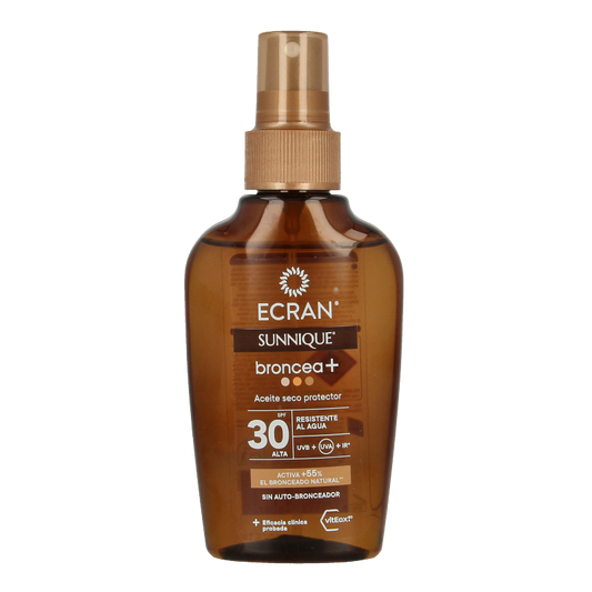 Ecran Sunnique aceite broncea+ SPF30 100 Milliliter
