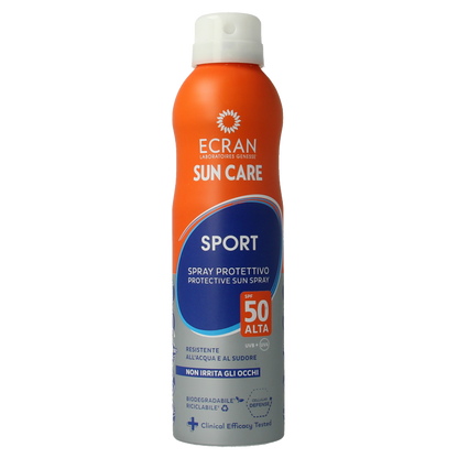 Ecran Sun milk spray invisible sport SPF50 250 Milliliter