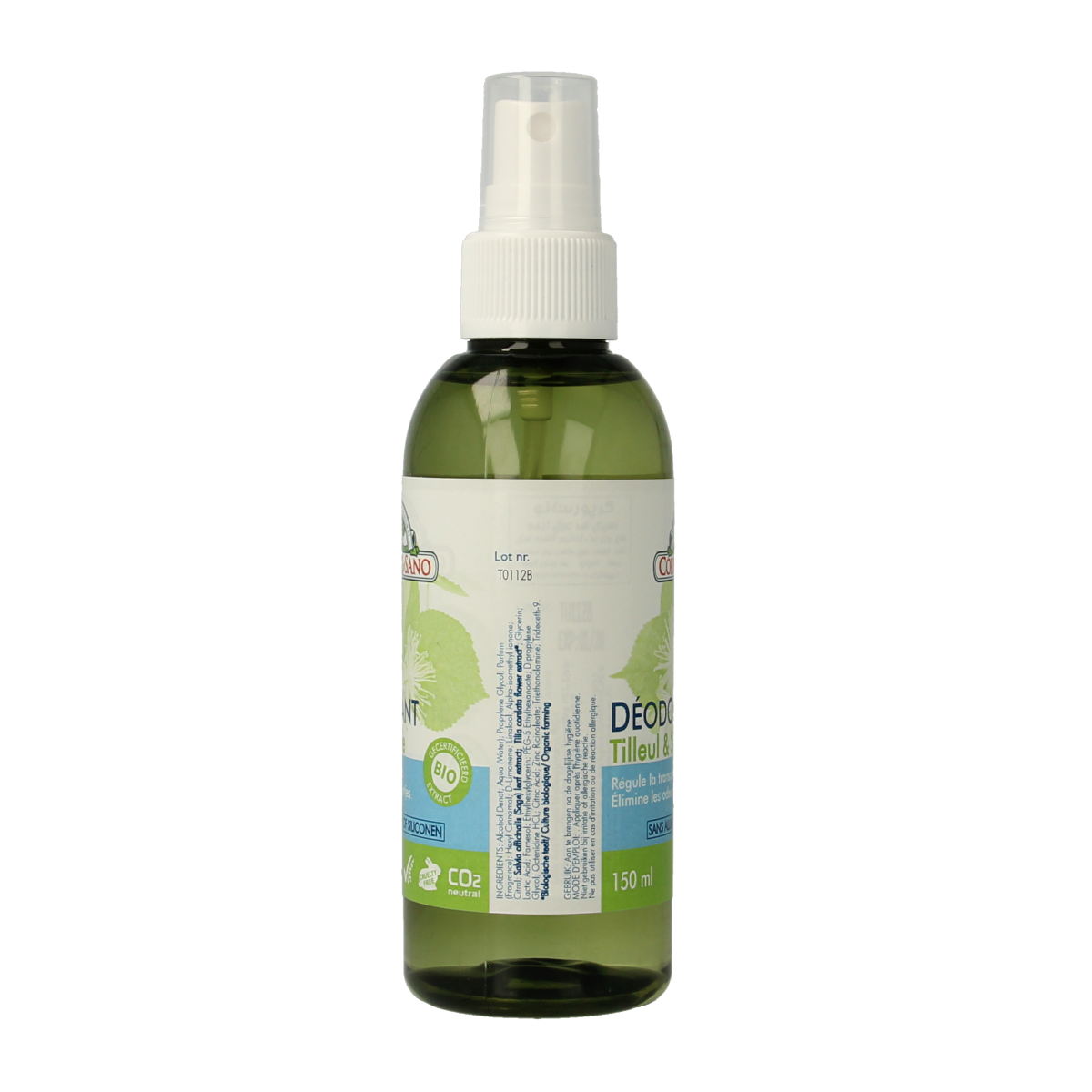 Corpore Sano Deodorant spray salie en linde 150.00 Milliliter