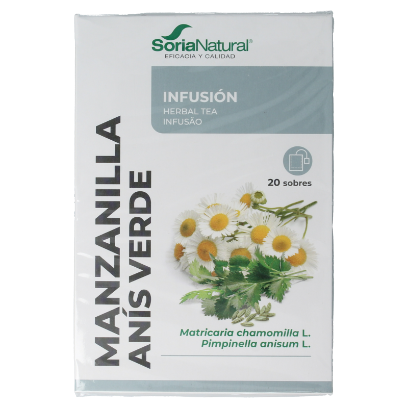 Soria Natural Manzanilla anis infusie 20 Zakjes