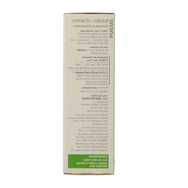 Soria Natural Fucus vesiculosus XXI 50 Milliliter