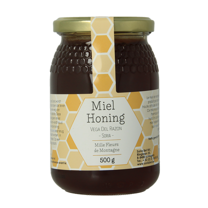 Soria Natural Honing berghoning miel aromatica 500.00 Gram