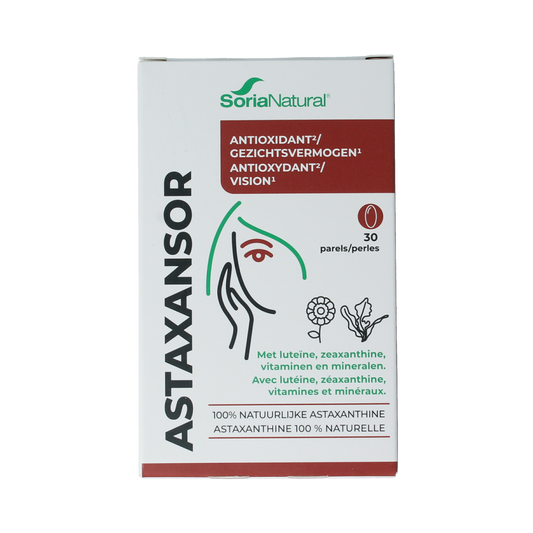 Soria Natural Astaxansor parels 30.00 Stuks