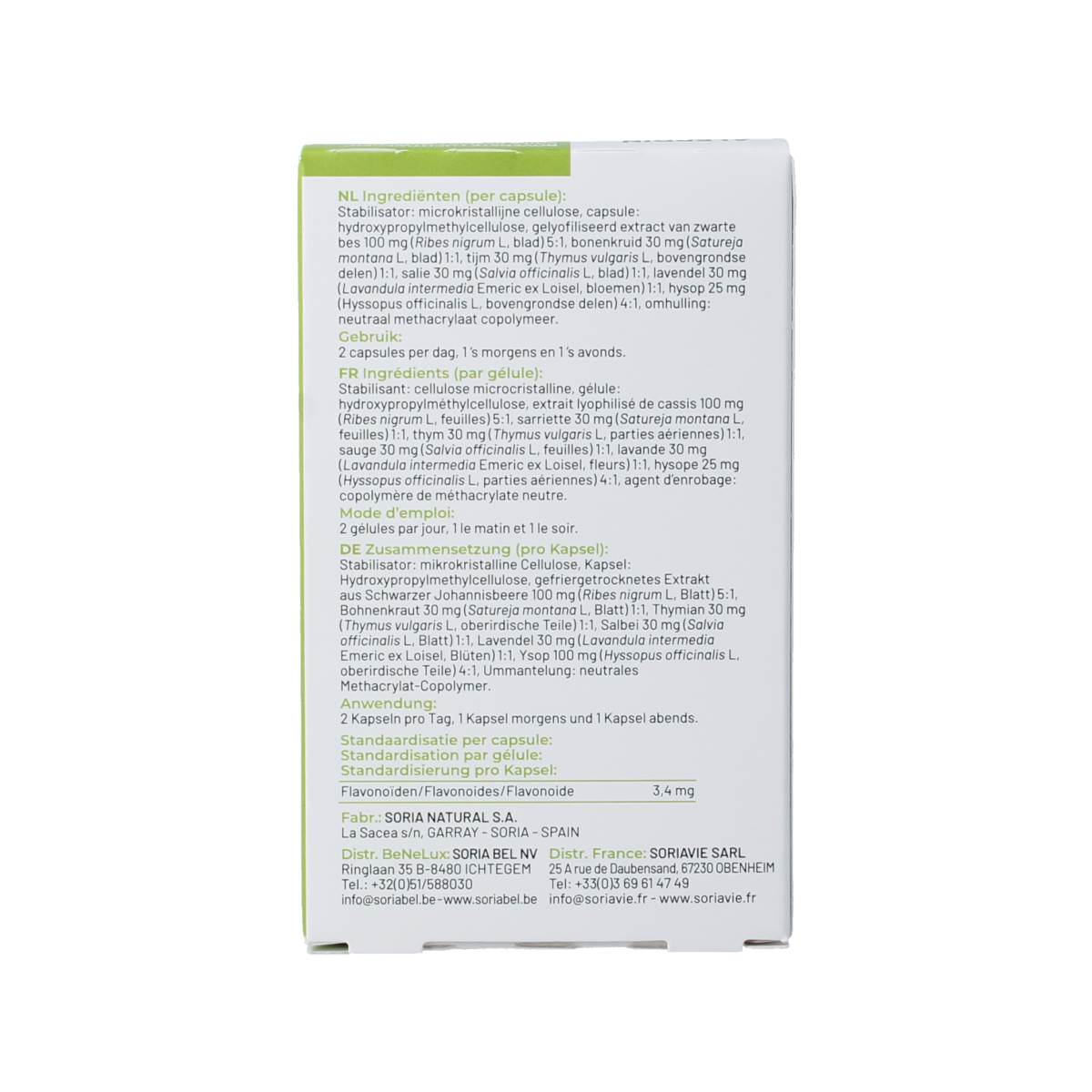 Soria Natural 14-C Alerdin XXI 30.00 Capsules