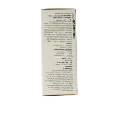 Soria Natural Composor 1 buccosor spray XXI 30 Milliliter