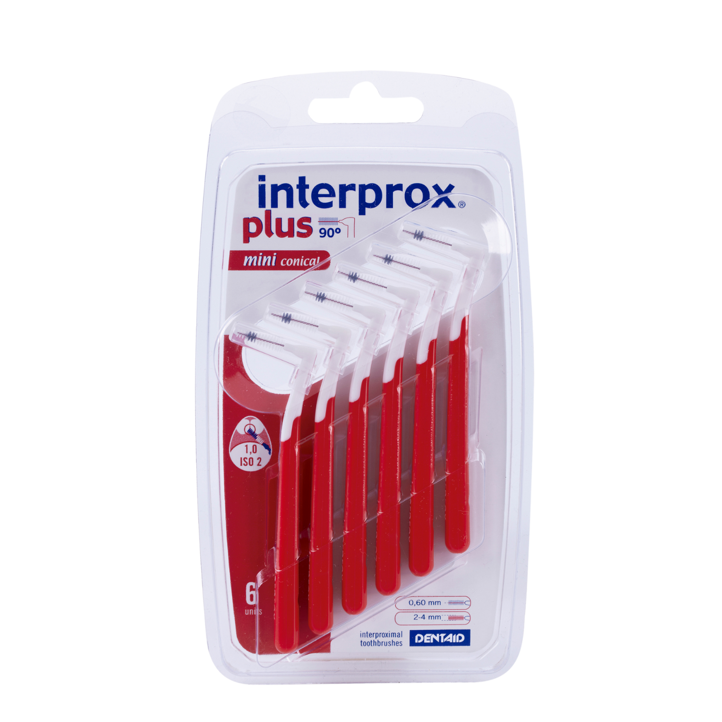 Interprox Plus ragers mini conical rood 6.00 Stuks