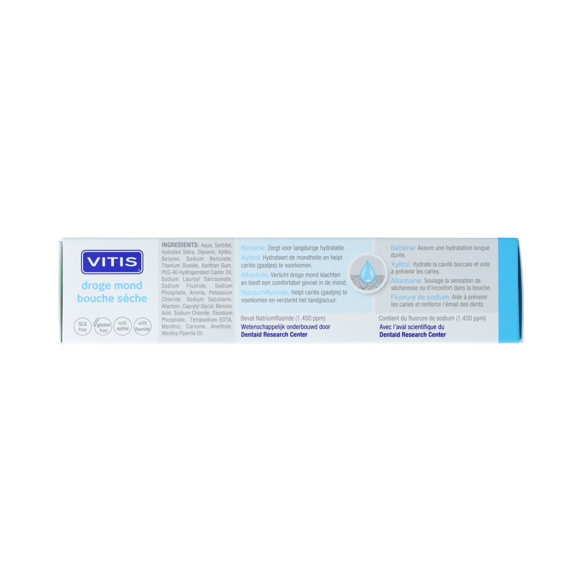 Vitis VITIS Droge mond tandpasta 75.00 Milliliter
