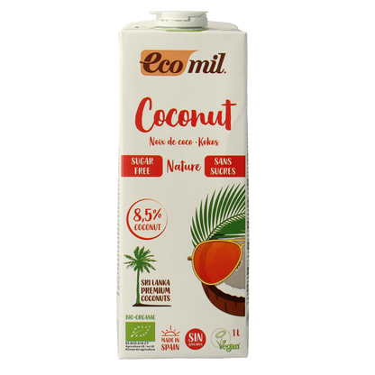 Ecomil Kokosmelk naturel bio 1.00 Liter