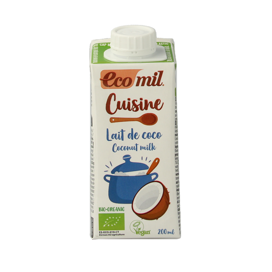 Ecomil Kokosmelk cuisine bio 200 Milliliter