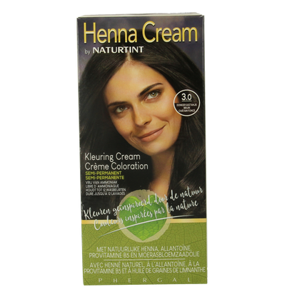 Naturtint Henna cream 3.0 dronker kastanje bruin 110 Milliliter