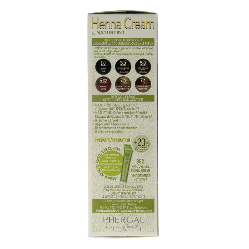 Naturtint Henna cream 3.0 dronker kastanje bruin 110 Milliliter