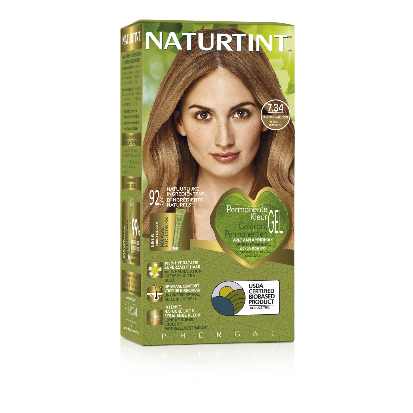 Naturtint 7.34 Helder hazelnoot 170 Milliliter
