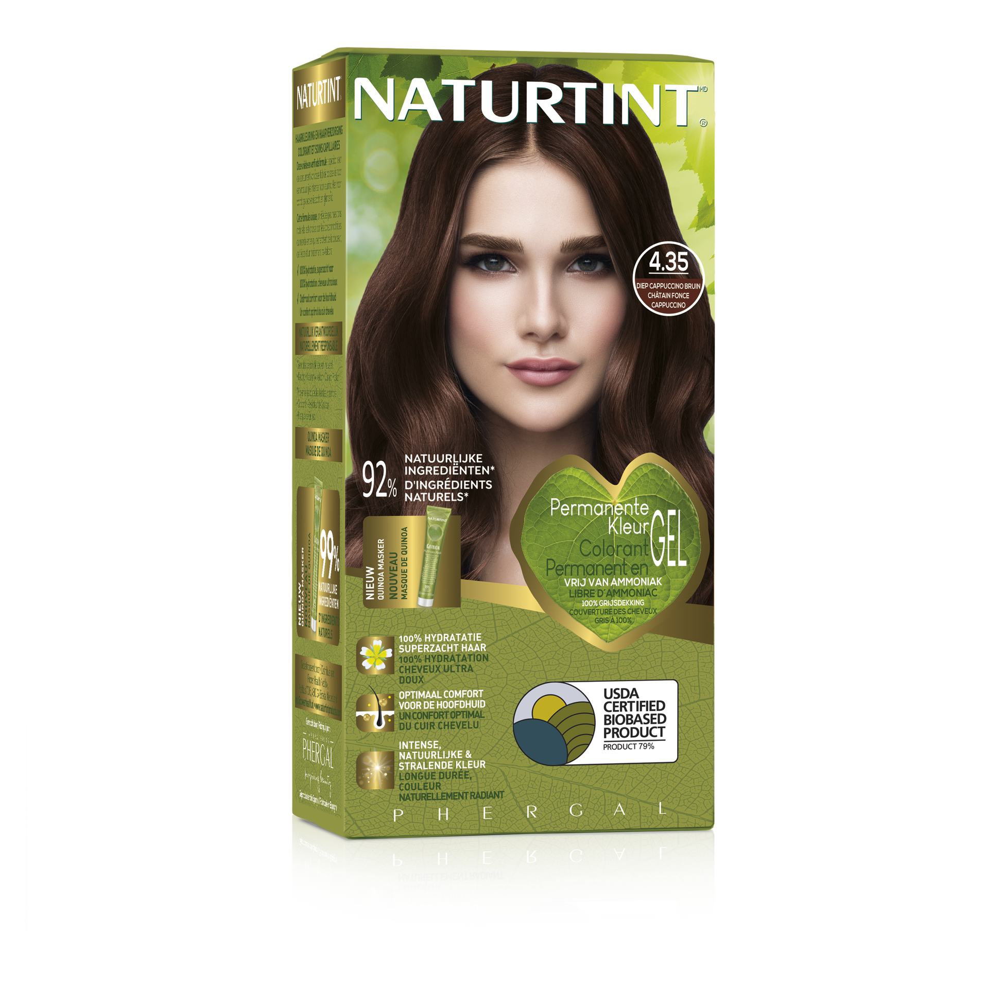Naturtint 4.35 Diep cappuccino bruin 170.00 Milliliter