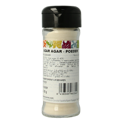 Porto Muinos Agar agar poeder bio 50 Gram