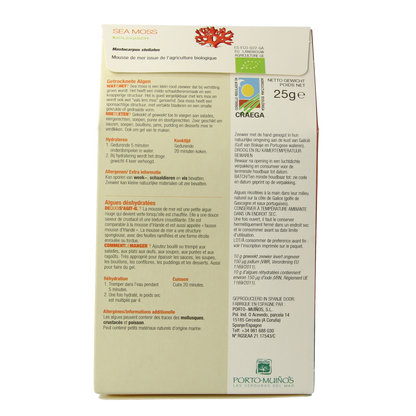 Porto-Muinos Sea moss bio 25.00 Gram