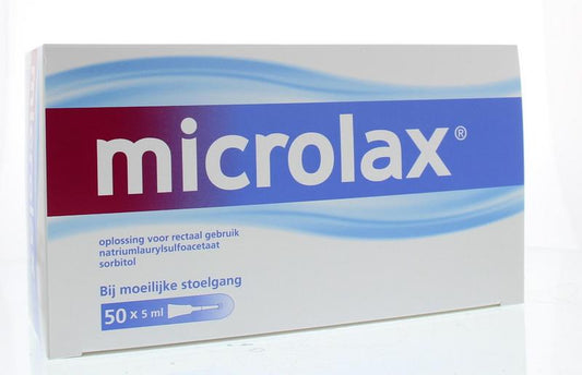 Microlax Klysma flacon 5ml 50 Stuks