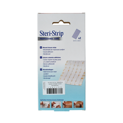3M Steri strips 10 x 6mm 10.00 Stuks