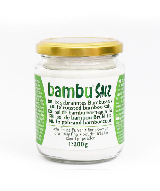 Bambu Salz Bamboezout zeer fijn 1x gebrand 200 Gram