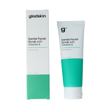 Gladskin Facial scrub gentle with vitamine E 75 Milliliter